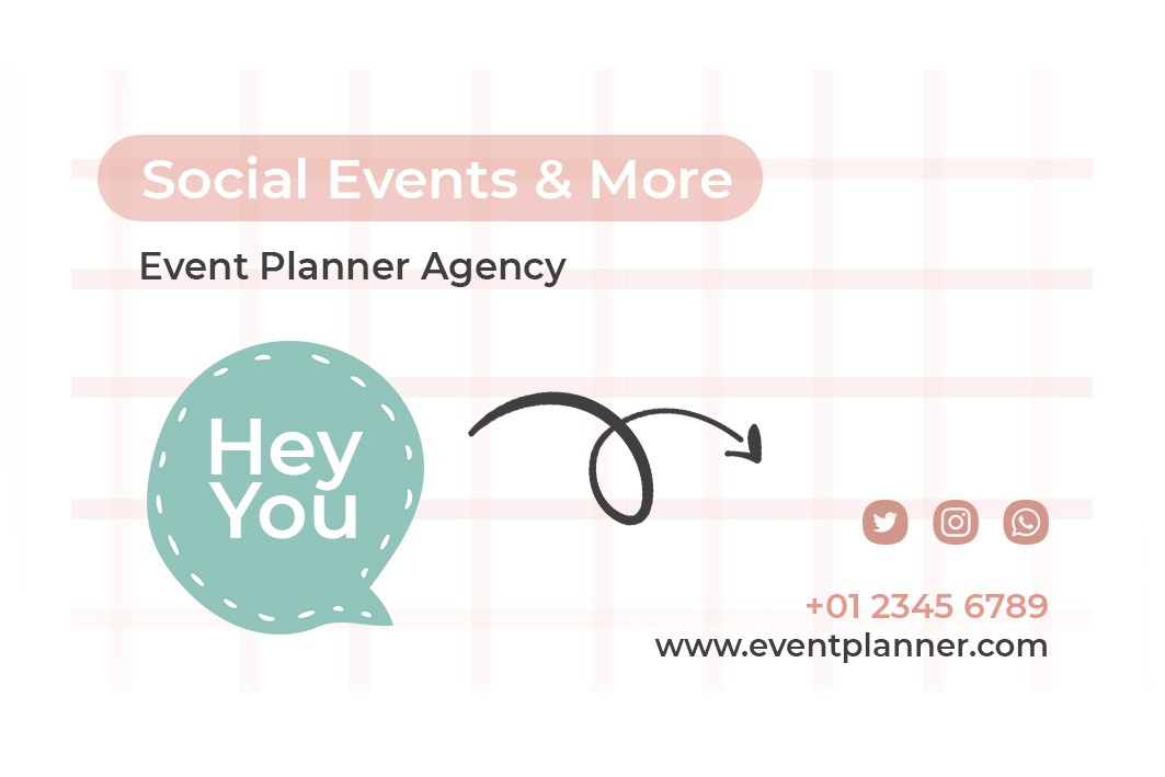 Event Planner Card Visit
